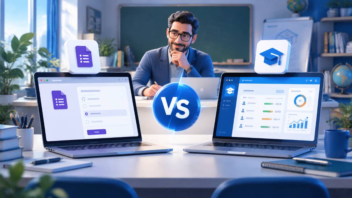 گوگل فرم یا سامانه آزمون آنلاین سهاد؟