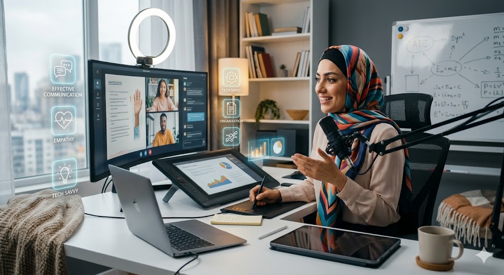 ویژگی معلم آنلاین