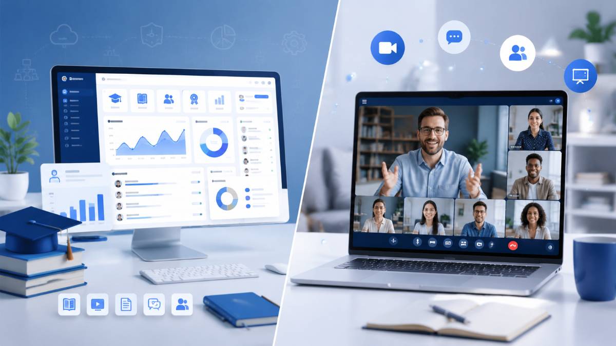 تفاوت LMS و کلاس آنلاین چیست؟ مقایسه کامل سیستم مدیریت یادگیری و کلاس مجازی