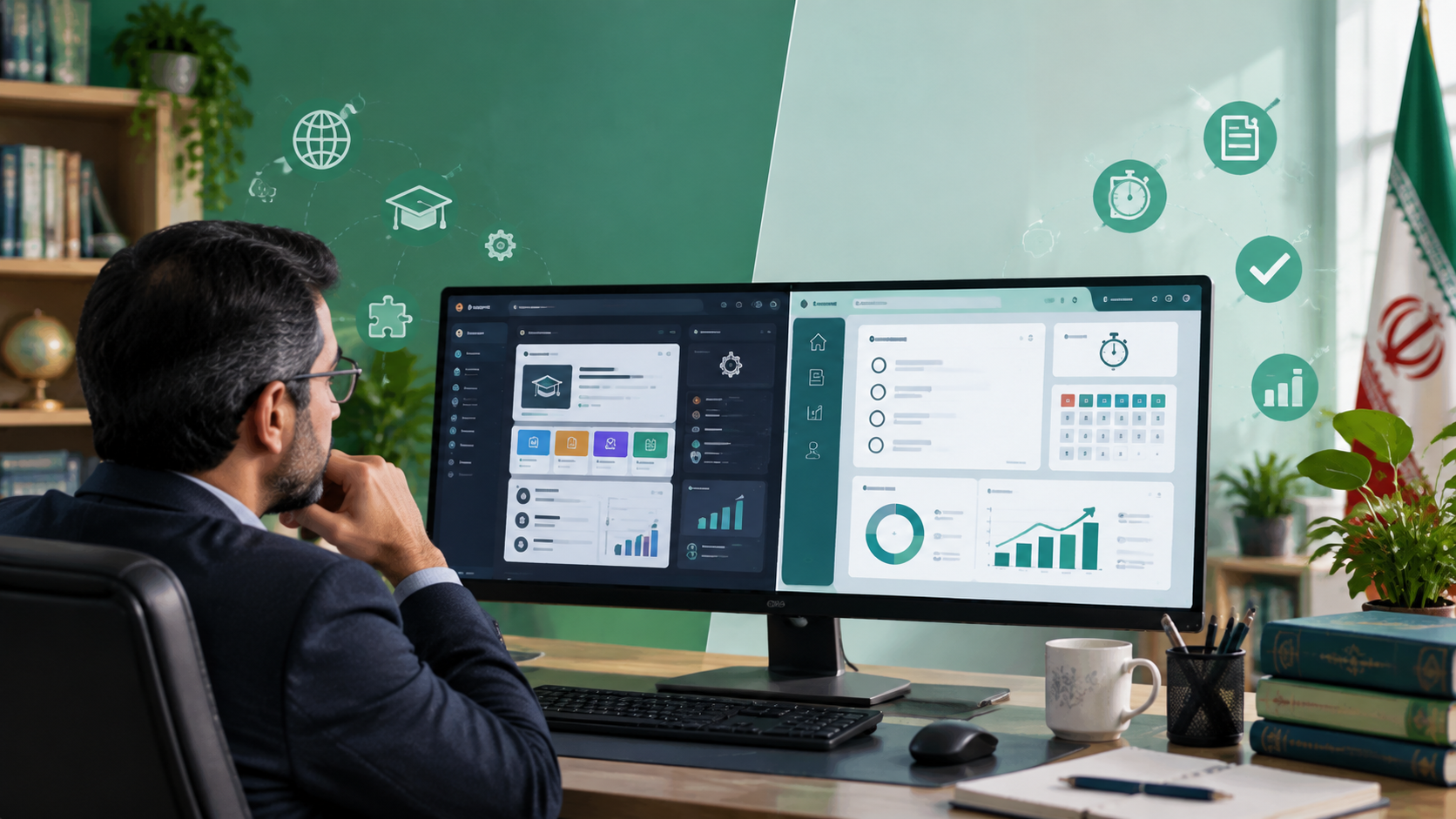 مقایسه Moodle با سامانه آزمون آنلاین ایرانی سهاد برای دبیران و مؤسسات آموزشی