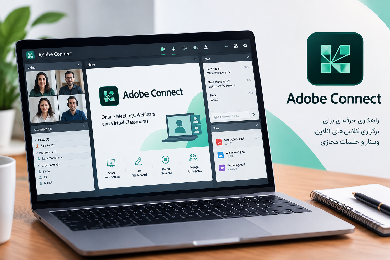 ادوبی کانکت چیست و کلاس آنلاین با Adobe Connect